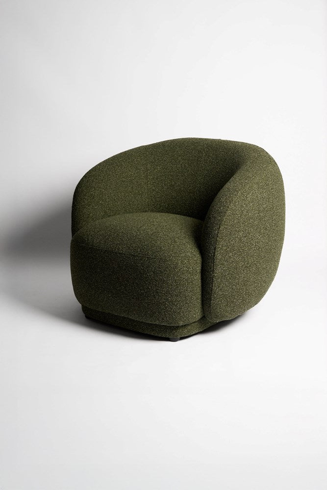 French Swivel Chair Wooden Trim