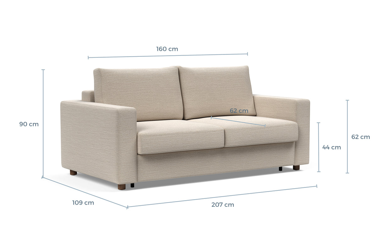 Neah Sofa Bed - 160cm sofa dimensions