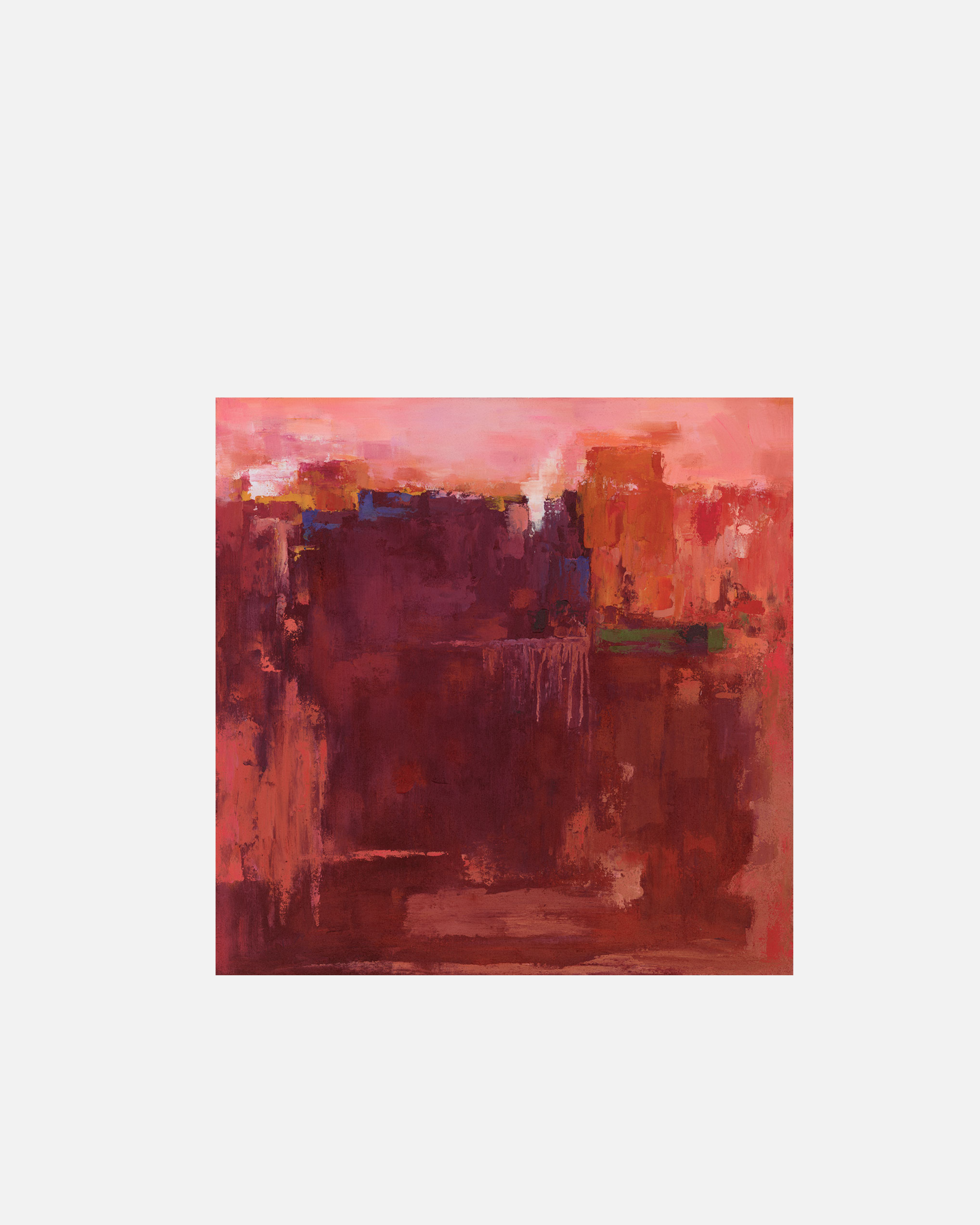 Ember Plain Square Print